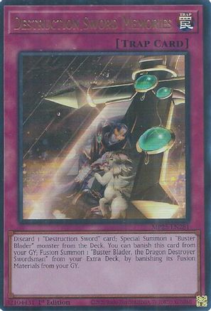 Destruction Sword Memories [MP25-EN281] - 2025 Mega-Pack 1st Edition - Ultra Rare - Trinity Hobby