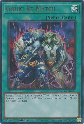 Gouki Re-Match [MP25-EN283] - 2025 Mega-Pack 1st Edition - Ultra Rare - Trinity Hobby