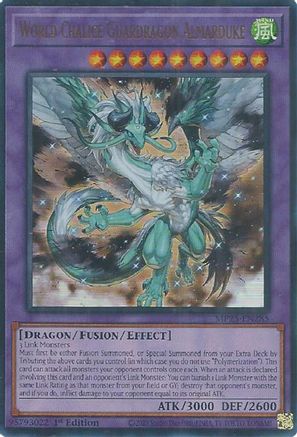 World Chalice Guardragon Almarduke [MP25-EN285] - 2025 Mega-Pack 1st Edition - Ultra Rare - Trinity Hobby