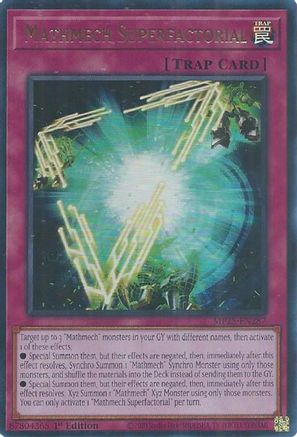 Mathmech Superfactorial [MP25-EN287] - 2025 Mega-Pack 1st Edition - Ultra Rare - Trinity Hobby