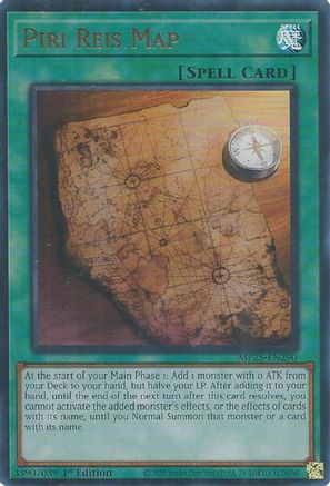 Piri Reis Map [MP25-EN290] - 2025 Mega-Pack 1st Edition - Ultra Rare - Trinity Hobby
