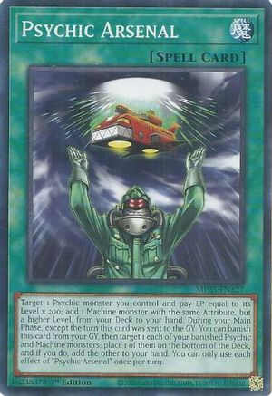 Psychic Arsenal [MP25-EN327] - 2025 Mega-Pack 1st Edition - Common / Short Print - Trinity Hobby