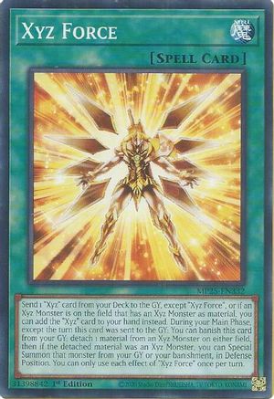 Xyz Force [MP25-EN332] - 2025 Mega-Pack 1st Edition - Common / Short Print - Trinity Hobby