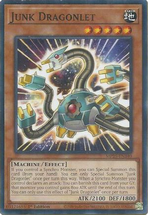 Junk Dragonlet [MP25-EN340] - 2025 Mega-Pack 1st Edition - Common / Short Print - Trinity Hobby