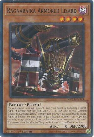 Ragnaraika Armored Lizard [MP25-EN344] - 2025 Mega-Pack 1st Edition - Common / Short Print - Trinity Hobby