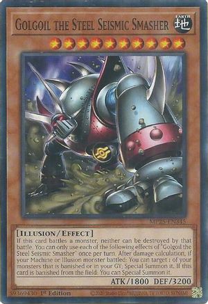 Golgoil the Steel Seismic Smasher [MP25-EN345] - 2025 Mega-Pack 1st Edition - Common / Short Print - Trinity Hobby