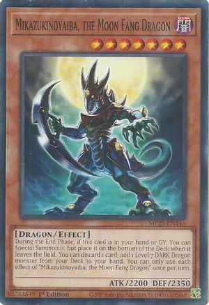 Mikazukinoyaiba, the Moon Fang Dragon [MP25-EN346] - 2025 Mega-Pack 1st Edition - Common / Short Print - Trinity Hobby