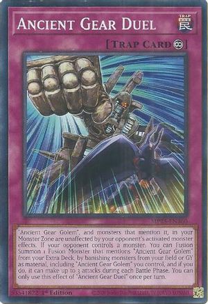 Ancient Gear Duel [MP25-EN360] - 2025 Mega-Pack 1st Edition - Common / Short Print - Trinity Hobby