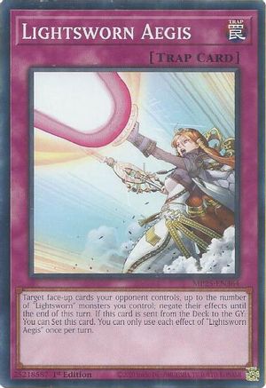 Lightsworn Aegis [MP25-EN364] - 2025 Mega-Pack 1st Edition - Common / Short Print - Trinity Hobby