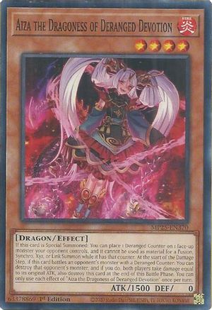 Aiza the Dragoness of Deranged Devotion [MP25-EN370] - 2025 Mega-Pack 1st Edition - Common / Short Print - Trinity Hobby