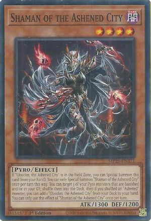 Shaman of the Ashened City [MP25-EN371] - 2025 Mega-Pack 1st Edition - Common / Short Print - Trinity Hobby