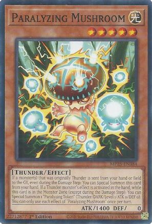 Paralyzing Mushroom [MP25-EN384] - 2025 Mega-Pack 1st Edition - Common / Short Print - Trinity Hobby