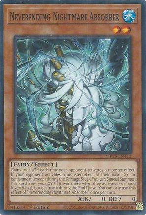 Neverending Nightmare Absorber [MP25-EN412] - 2025 Mega-Pack 1st Edition - Common / Short Print - Trinity Hobby