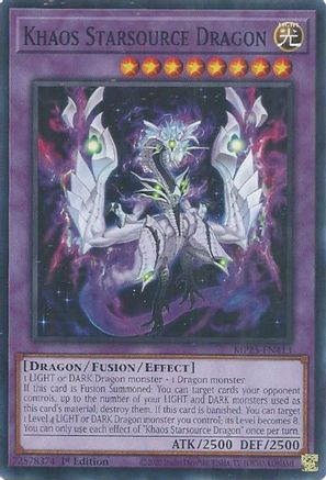 Khaos Starsource Dragon [MP25-EN413] - 2025 Mega-Pack 1st Edition - Common / Short Print - Trinity Hobby