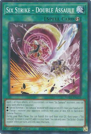 Six Strike - Double Assault [MP25-EN419] - 2025 Mega-Pack 1st Edition - Common / Short Print - Trinity Hobby