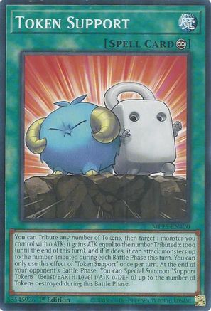 Token Support [MP25-EN420] - 2025 Mega-Pack 1st Edition - Common / Short Print - Trinity Hobby