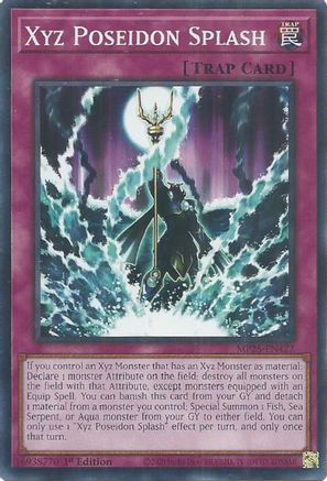 Xyz Poseidon Splash [MP25-EN422] - 2025 Mega-Pack 1st Edition - Common / Short Print - Trinity Hobby