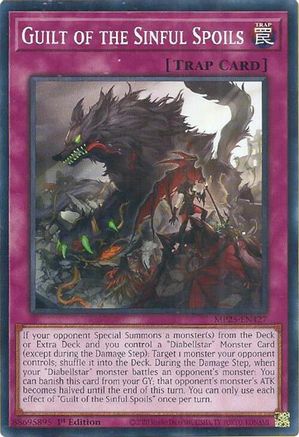 Guilt of the Sinful Spoils [MP25-EN427] - 2025 Mega-Pack 1st Edition - Common / Short Print - Trinity Hobby