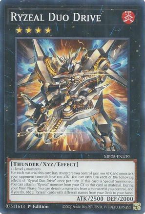 Ryzeal Duo Drive [MP25-EN439] - 2025 Mega-Pack 1st Edition - Common / Short Print - Trinity Hobby