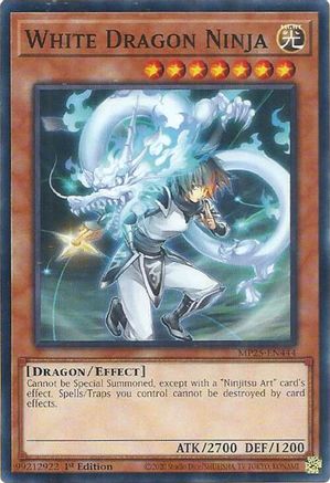 White Dragon Ninja [MP25-EN444] - 2025 Mega-Pack 1st Edition - Common / Short Print - Trinity Hobby