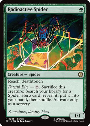 Radioactive Spider  [Foil]  (UMP-285) - [Unique and Miscellaneous Promos] - Trinity Hobby