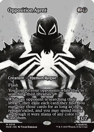 Opposition Agent (Borderless)  [Foil]  (MAR-019) - [Marvel Eternal-Legal] - Trinity Hobby