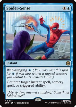 Spider-Sense  [Foil]  (SPM-046) - [Marvel's Spider-Man] - Trinity Hobby