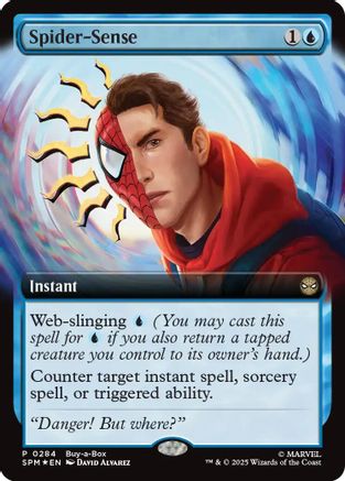 Spider-Sense (Extended Art)  [Foil]  (BABP-284) - [Buy-A-Box Promos] - Trinity Hobby