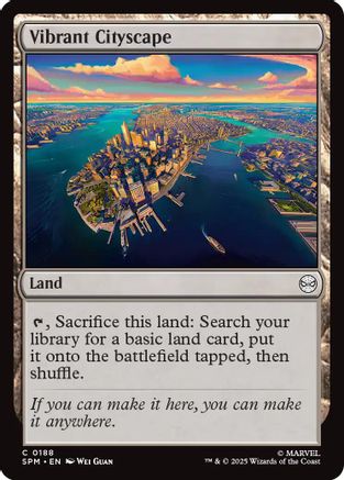 Vibrant Cityscape  [Foil]  (SPM-188) - [Marvel's Spider-Man] - Trinity Hobby