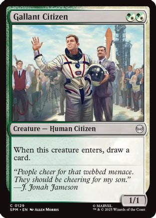 Gallant Citizen  [Foil]  (SPM-129) - [Marvel's Spider-Man] - Trinity Hobby
