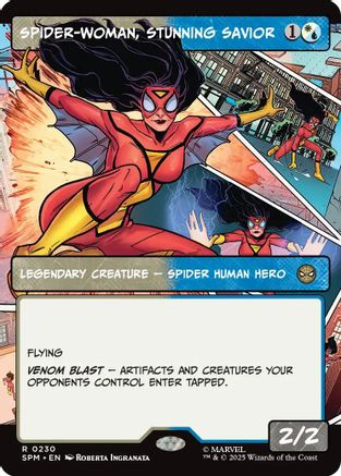 Spider-Woman, Stunning Savior (Borderless)  (SPM-230) - [Marvel's Spider-Man] - Trinity Hobby