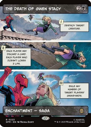 The Death of Gwen Stacy (Borderless)  (SPM-223) - [Marvel's Spider-Man] - Trinity Hobby