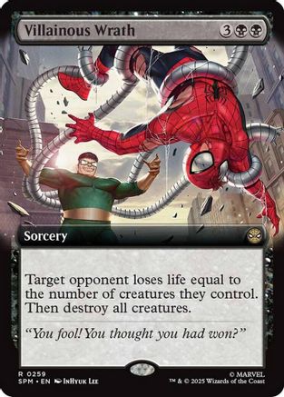 Villainous Wrath (Extended Art)  (SPM-259) - [Marvel's Spider-Man] - Trinity Hobby