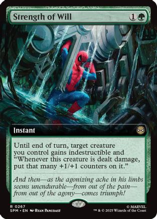 Strength of Will (Extended Art)  (SPM-267) - [Marvel's Spider-Man] - Trinity Hobby