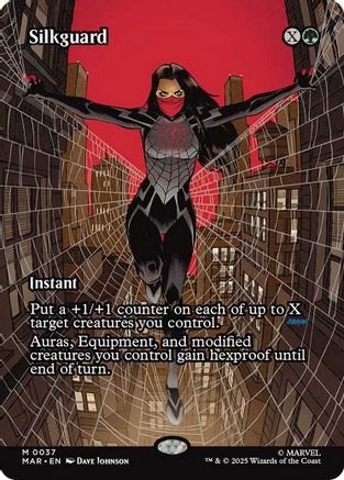Silkguard (Borderless)  (MAR-037) - [Marvel Eternal-Legal] - Trinity Hobby
