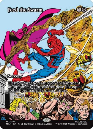 Feed the Swarm (Borderless)  (MAR-016) - [Marvel Eternal-Legal] - Trinity Hobby