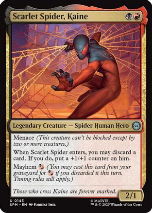 Scarlet Spider, Kaine  [Foil]  (SPM-143) - [Marvel's Spider-Man] - Trinity Hobby