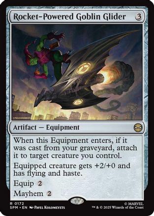 Rocket-Powered Goblin Glider  (SPM-172) - [Marvel's Spider-Man] - Trinity Hobby