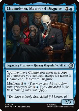 Chameleon, Master of Disguise  [Foil]  (SPM-027) - [Marvel's Spider-Man] - Trinity Hobby