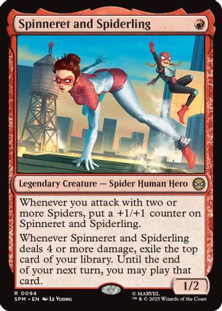 Spinneret and Spiderling  (SPM-094) - [Marvel's Spider-Man] - Trinity Hobby