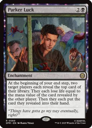 Parker Luck  [Foil]  (SPM-060) - [Marvel's Spider-Man] - Trinity Hobby