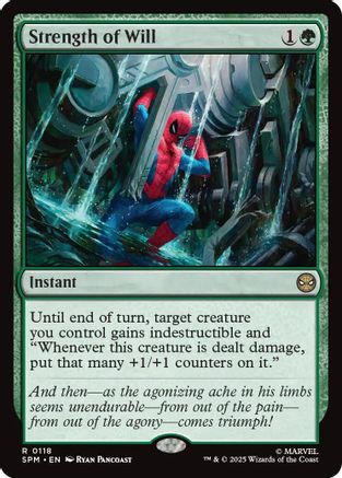 Strength of Will  [Foil]  (SPM-118) - [Marvel's Spider-Man] - Trinity Hobby