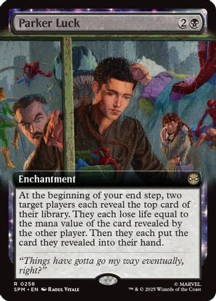 Parker Luck (Extended Art)  (SPM-258) - [Marvel's Spider-Man] - Trinity Hobby