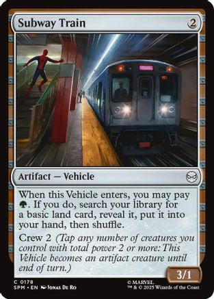 Subway Train  (SPM-178) - [Marvel's Spider-Man] - Trinity Hobby