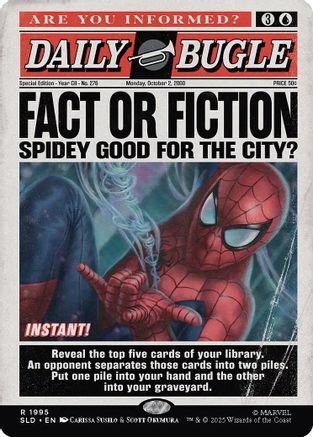 Fact or Fiction (1995)  (SLD-1995) - [Secret Lair Drop Series] - Trinity Hobby