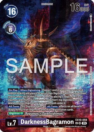 DarknessBagramon (SP) (EX10-059) - [Sinister Order] Foil - Trinity Hobby