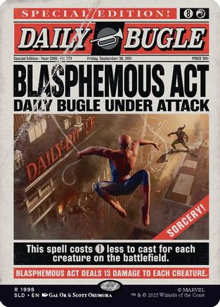Blasphemous Act (1998)  (SLD-1998) - [Secret Lair Drop Series] - Trinity Hobby