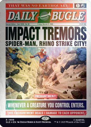 Impact Tremors (1999) (Rainbow Foil)  [Foil]  (SLD-1999) - [Secret Lair Drop Series] - Trinity Hobby