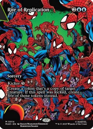Rite of Replication (Borderless)  (MAR-014) - [Marvel Eternal-Legal] - Trinity Hobby