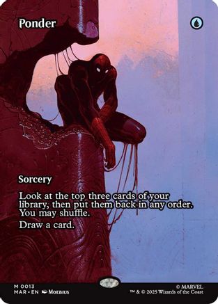 Ponder (Borderless)  (MAR-013) - [Marvel Eternal-Legal] - Trinity Hobby
